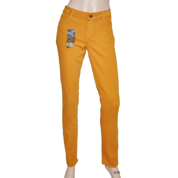 Paige PEG SKINNY Stretch Jeans Pants Trousers Leggings Lt. Orange 31 Nwt $179 - Picture 1 of 5